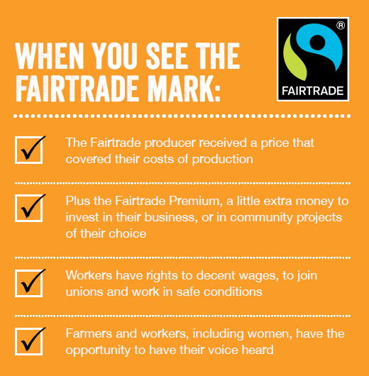 WHEN YOU SEE THE FAIRTRADE MARK